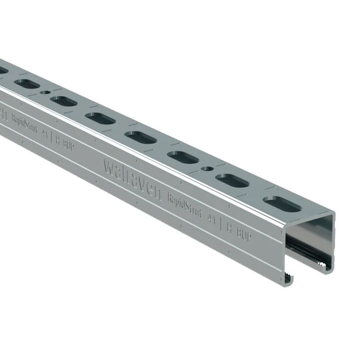 Walraven - Montageschiene RapidStrut 500mm C-Profil BUP 41x41 2,5mm