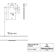 VILLEROY & BOCH - Spiegel More to See Square A47545 450x700x27mm mit Beleuchtung