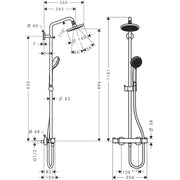 Hansgrohe - Showerpipe CROMA 160 27135000 chrom