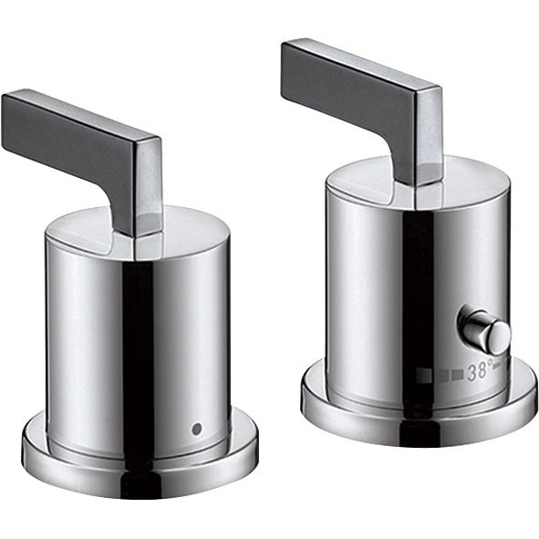 Hansgrohe - Fertigset UP Thermostat AXOR CITTERIO 39482000 chrom m.Hebelgriff