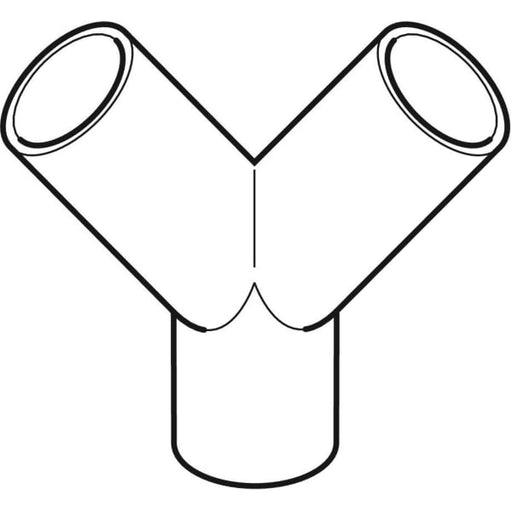 Geberit Vertriebs - PE Hosenabzweig 2 x 30Gr d56/50 363.462.16.1
