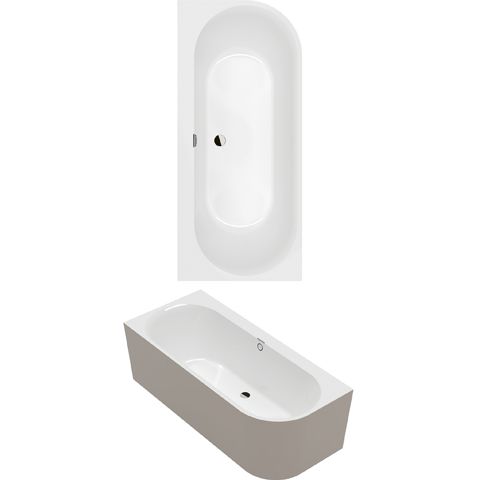 VILLEROY & BOCH - Vorwand-BW Oberon 2.1 1800x800x620mm linke Ausführung CoD we Alpin