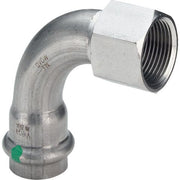 Viega - Bogen 90 Grad SANPRESS Inox 2314.5 22mm x 3/4 IG Edelstahl