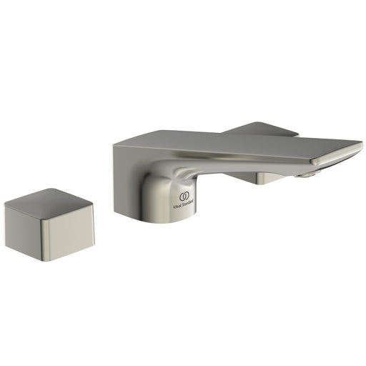 Ideal Standard - 3-Loch-Waschtischarmatur CONCA, m.Ablgarn., Ausld.133mm, Silver Storm