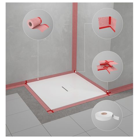 VILLEROY & BOCH - Dichtsystem Sopro alle DWn u. Einbau 940911 260x300x103mm