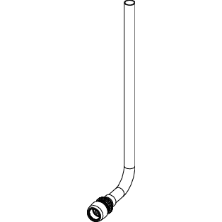TECE SE - TECElogo-Ax HK-Montagewinkel 15 mm Dimension 20, CU vernickelt