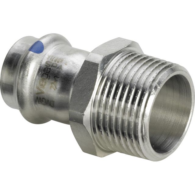 Viega - Übergangsst. SANPRESS Inox 2311LF labsfrei 22mm x 3/4 AG