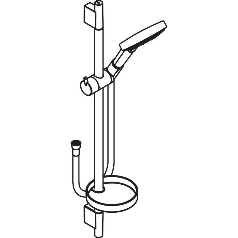 Hansgrohe - Brausenset RAINDANCE Select S 120 3jet PowderRain Unica'S Puro 650mm chrom