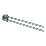 Grohe - Handtuchhalter ESSENTIALS 40371 2-armig schwenkbar 450mm supersteel
