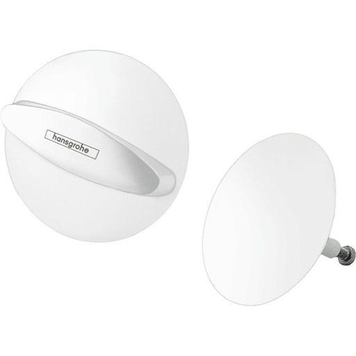 Hansgrohe - Ab-u.Überlaufgarnitur FLEXAPLUS F-Set (Griff u.Stopfen) mattweiß