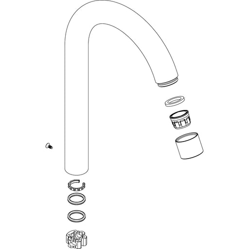 Hansgrohe - Auslauf kpl.LOGIS Classic Küchenmischer chrom