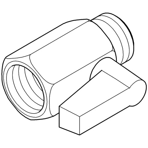 Grohe - Vorabsperrung 42116 für Warmwasser für Europlus E Unterputz-Einbaukasten