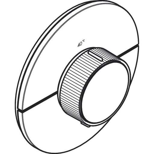 Hansgrohe - Thermostat UP Axor ShowerSelect ID HighFlow rund chrom