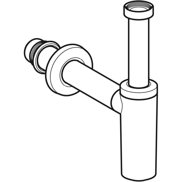 Geberit Vertriebs - Tauchrohrgeruchsverschluss für WT Abgang horiz., d32 G1 1/4