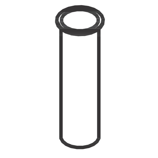 Hansgrohe - gerades Rohr, m. Bord, 32 mm, L = 300 mm mattschwarz