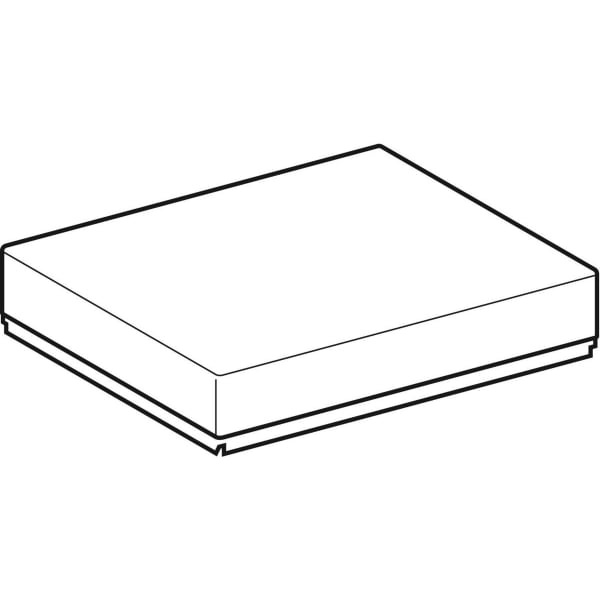 Geberit Vertriebs - Sitzkissen weiß, zu RENOVA Nr. 1 Comfort Hocker 808500