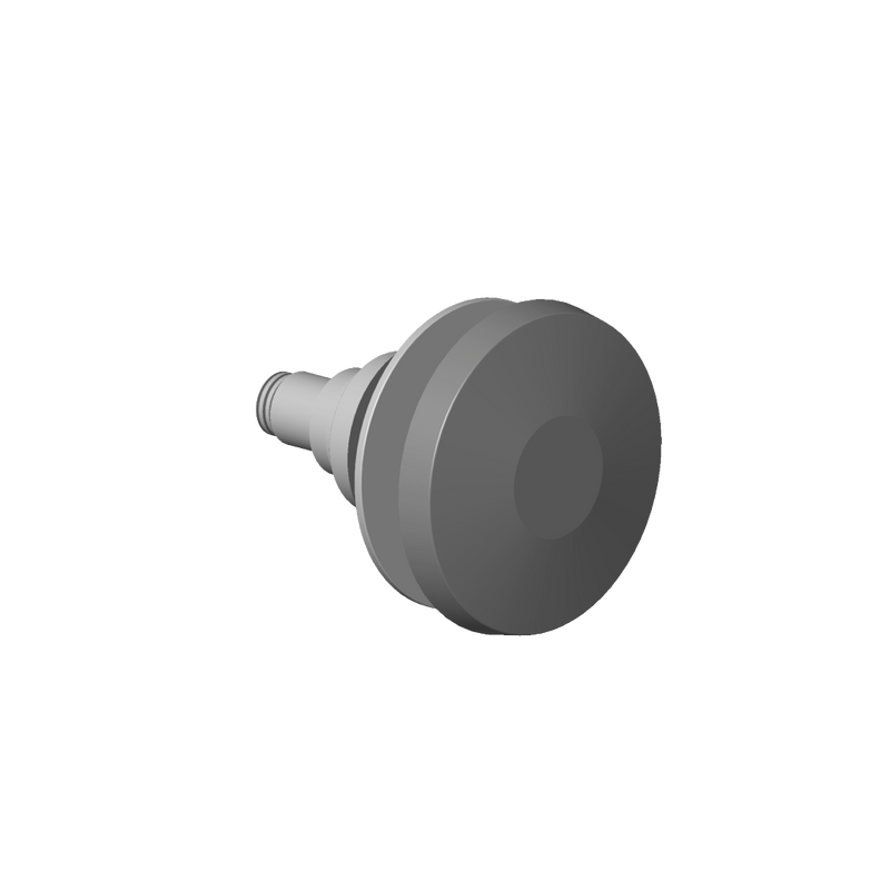 Dornbracht - Stopfen Ersatzteile 04312009600 D.63x55mm platin gebürstet