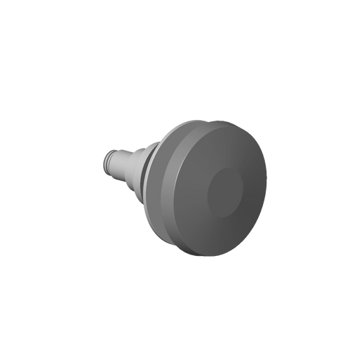 Dornbracht - Stopfen Ersatzteile 04312009600 D.63x55mm platin gebürstet