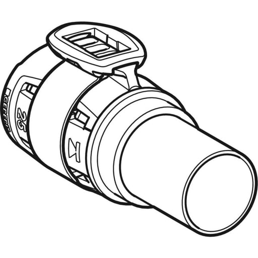 Geberit Vertriebs - FlowFit Übergang auf Kupferrohr- Klemmringverschr. SiBr/Cu d16-15