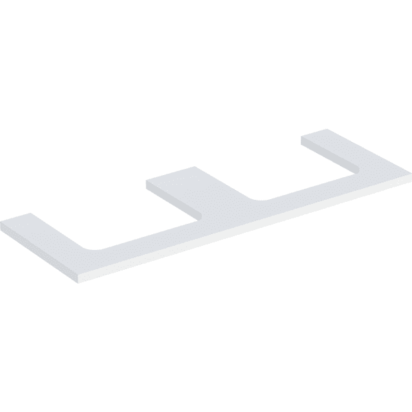 Geberit Vertriebs - ONE WT-Platte, Aus re/li, für AWT 135x3x47cm, weiß matt