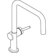 Hansgrohe - Spültischmischer U 220 TALIS M54 1jet mattschwarz