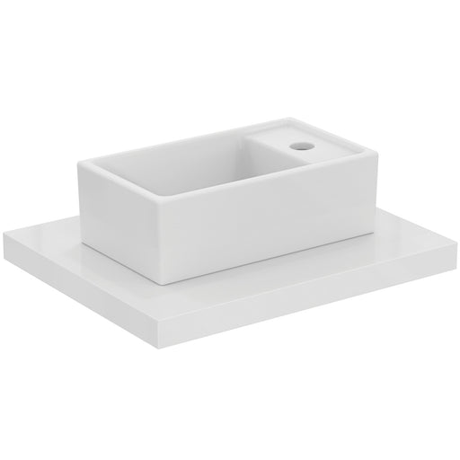 Ideal Standard - Handwaschbecken EUROVIT+, 1 Hl., o.Ül., 370x210x120mm, Weiß