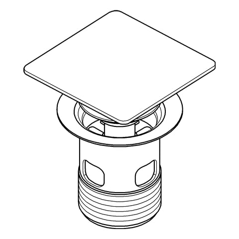 Grohe - Stopfen 40565 inkl. Kelch f. Standard Ablaufgarnitur 1 1/4'' chrom