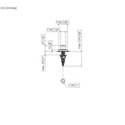 Dornbracht - Exzenterbetät. Serienneutral 10710970 chrom