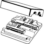 Viega - Kreuzungs-T-Stück 2249.3 15x15x15mm Rotguss