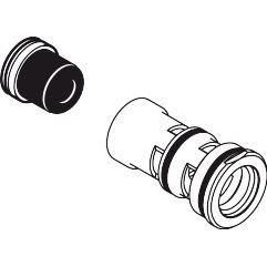 Hansgrohe - Adapterbuchse Axor mit Schalldämpfer