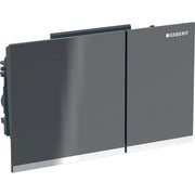 Geberit Vertriebs - Omega60 BetPl., für 2-Mengen-Sp. Square, lava / verspiegelt