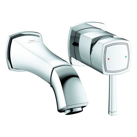 Grohe - 2-Loch-WT-Batterie Grandera 29416 Wandmontage Fertigmontageset chrom