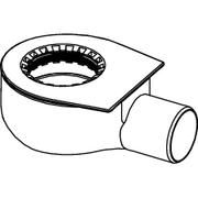 TECE SE - TECEdrainline Ablauf DN 50, flache Ausf. Auslauf seitlich, # 650000