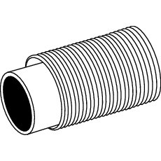 TECE SE - TECEflex Sanitär-Inst.-Rohr 16mm mit Schutzrohr, #701016, (R: 50M), ,je Meter
