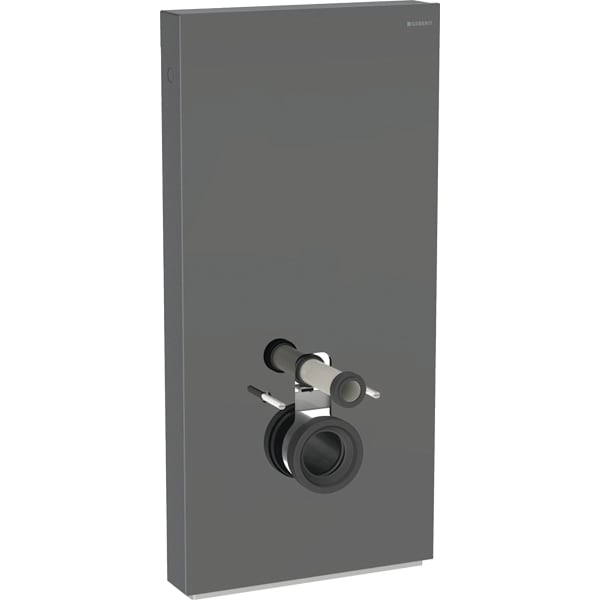 Geberit Vertriebs - Monolith Plus Sanitärmodul f. WWC 101cm, Glas lava / alu. schwarzchrom