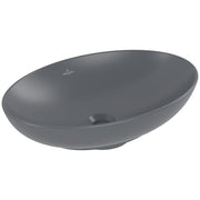 VILLEROY & BOCH - Aufsatzwaschbecken Loop&Friends 560x 380mm Oval m. ÜL. Graphite CeramicPlus