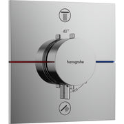 Hansgrohe - Thermostat UP ShowerSelect Comfort E Fertigset 2 Verb.m.Sicherungskombi. chr