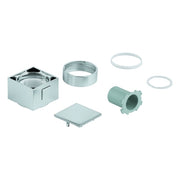 Grohe - Temperaturwählgriff 49091 eckig für THM-Fertigmontagesets chrom