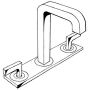Hansgrohe - 3-Loch WT-Armatur AXOR CITTERIO 39136000 chrom m.Hebelgriff