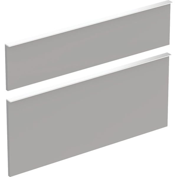 Geberit Vertriebs - Schubladenfront Platin, 2 Stück zu ICON WTU 840392