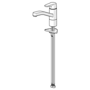 Hansa Armaturen - Spültisch-Einhand-Einlochbatterie Hansapolo 5148 chrom