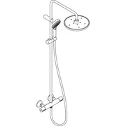 Hansgrohe - Showerpipe 240 1jet Vernis Blend EcoSmart mattschwarz m.Brausethermostat