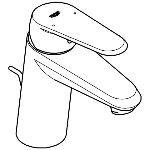 Grohe - Waschtisch EHM EURODISC C 33190 Zugstangen-Ablaufgarnitur chrom