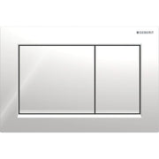Geberit Vertriebs - Omega20 (ex Omega30) BetPl., 2-M-Sp. Square, hgl.verchr /mattverchr