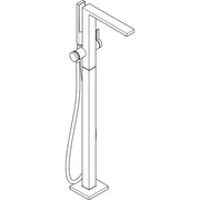 Hansgrohe - Wannenmischer Tecturis E bodenstehend MSW