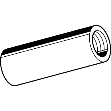 Sikla - Verlängerungsmuffe M8x30mm rund 157232, (VPE: 100 St.), je Stück