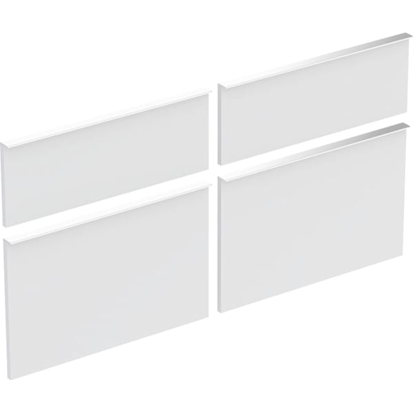 Geberit Vertriebs - Schubladenfront Alpin matt, 4 Stück zu ICON 841420