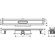 Hansgrohe - Komplettset uBox universal für Standardinstall.900mm für DR FS