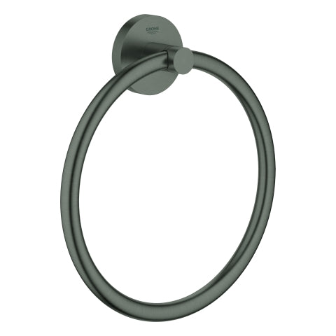 Grohe - Handtuchring ESSENTIALS 40365 hard graphite gebürstet