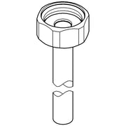 Grohe - WAS-Anschlussrohr 41133 DN20 für Spülendurchführung chrom